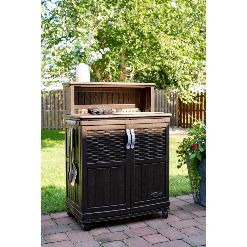 Suncast 47 Gallon Patio Storage and Prep Station & Reviews Wayfair